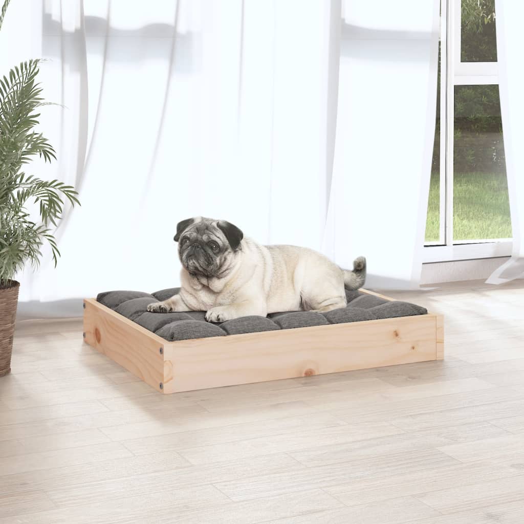 NNEVL Dog Bed 61.5x49x9 cm Solid Wood Pine